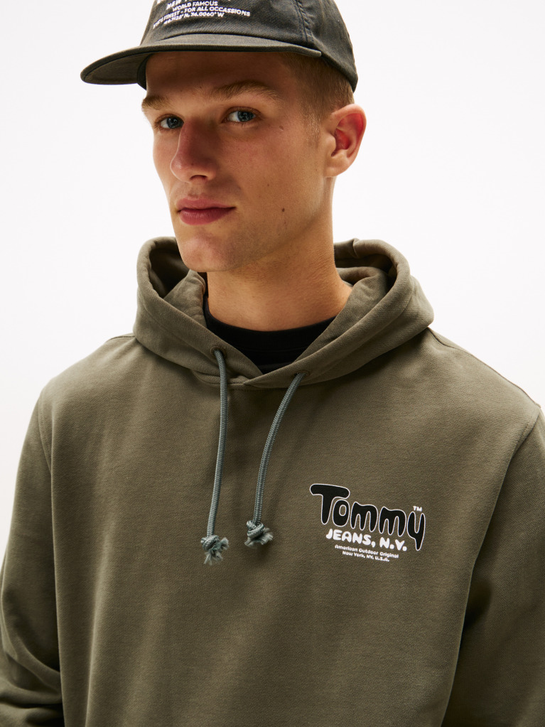 Πράσινο Terry Hoody Με Λογότυπο  Άνδρες