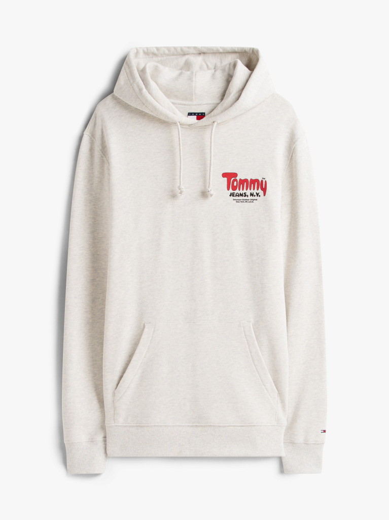 Γκρι Terry Hoody Με Λογότυπο  Άνδρες