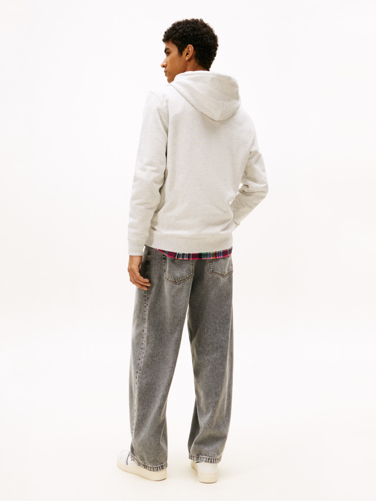 Γκρι Terry Hoody Με Λογότυπο  Άνδρες