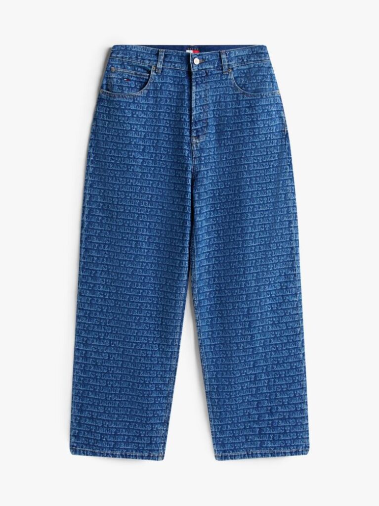 Denim Theo Spell-Out Logo Loose Jeans  Men
