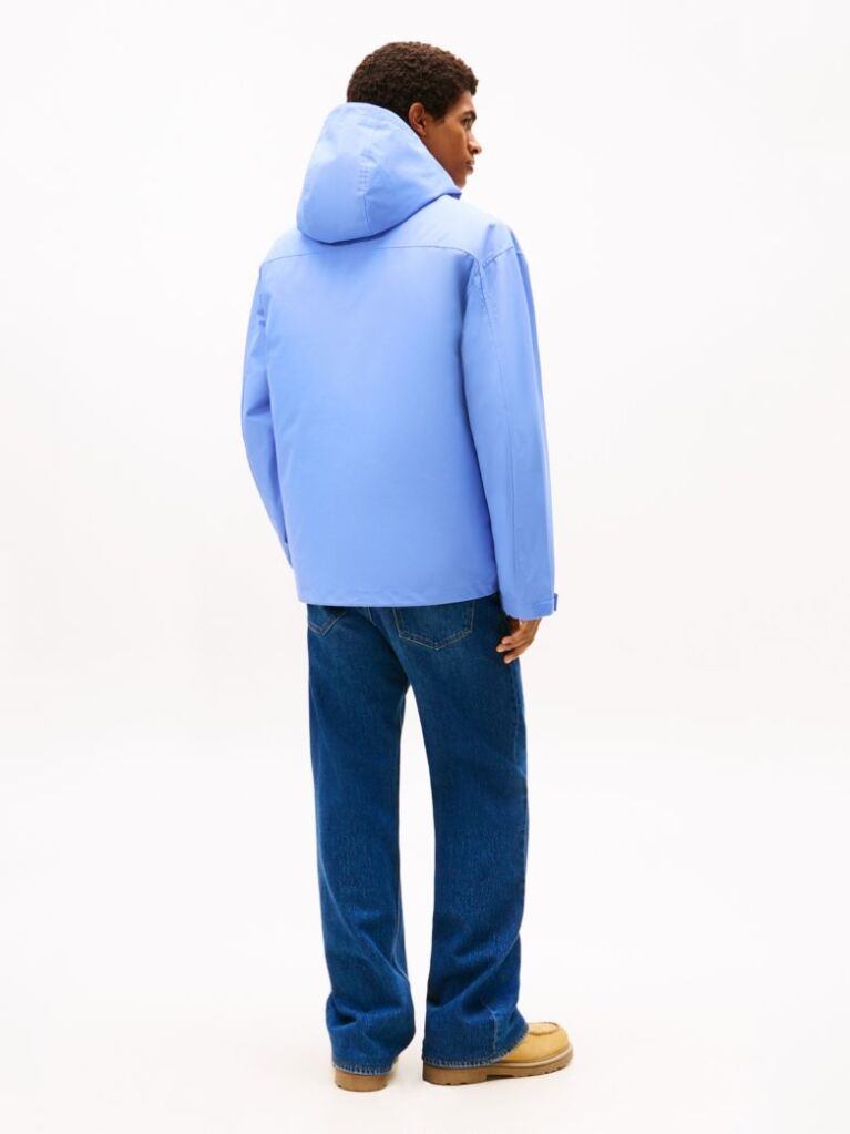 Blue 3-in-1 Padded Chicago Windbreaker  Men