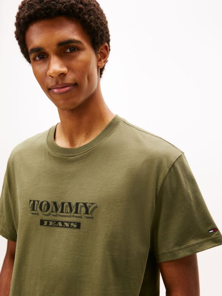 Green Regular Tonal Logo Short-Sleeve T-Shirt  Men