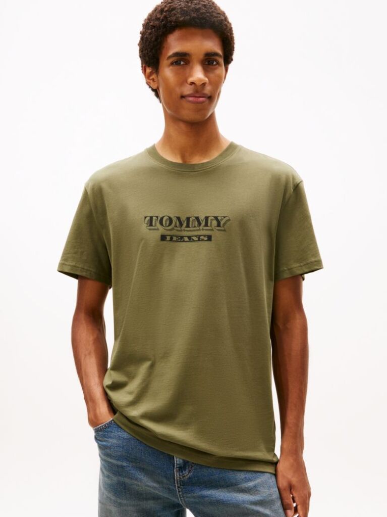 Green Regular Tonal Logo Short-Sleeve T-Shirt  Men