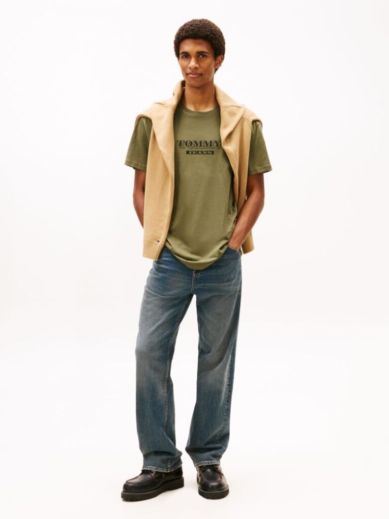 Green Regular Tonal Logo Short-Sleeve T-Shirt  Men
