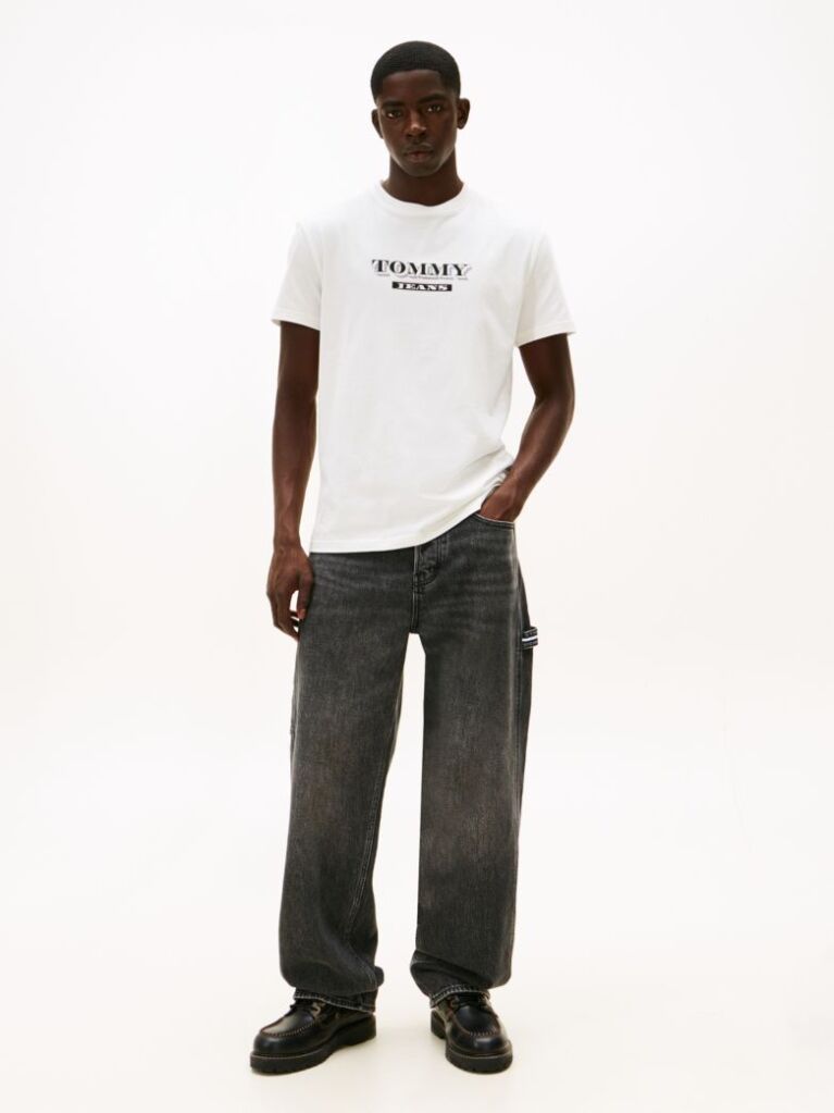 Beige Regular Tonal Logo Short-Sleeve T-Shirt  Men
