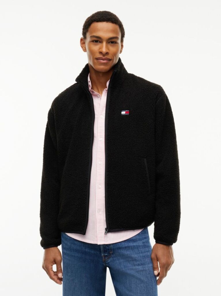 Black Badge Teddy Relaxed Zip-Thru Sweatshirt  Men