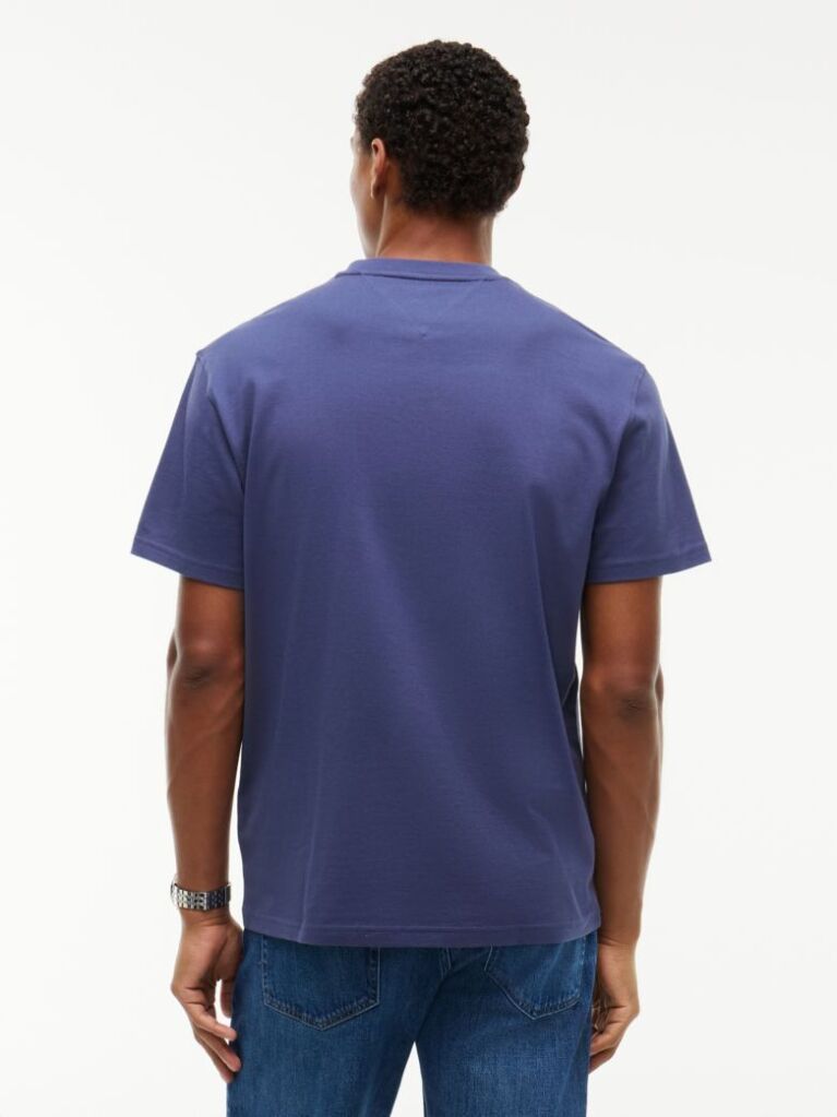 Μπλε Άνετο T-Shirt Με Σημαία Tommy  Άνδρες