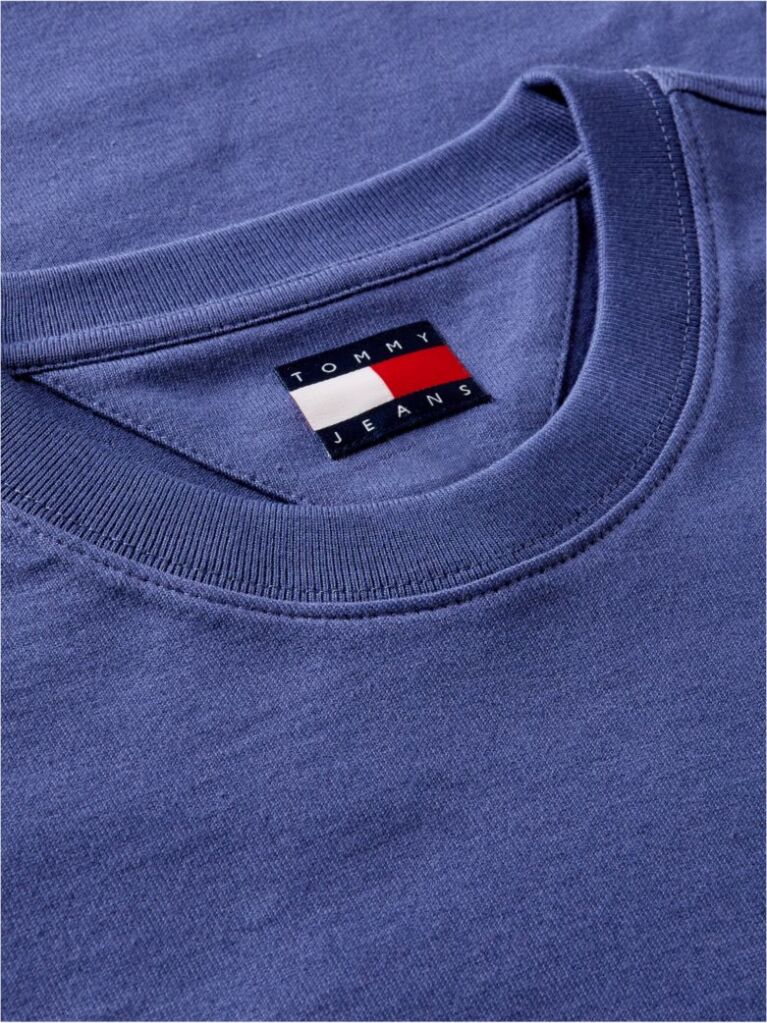 Μπλε Άνετο T-Shirt Με Σημαία Tommy  Άνδρες