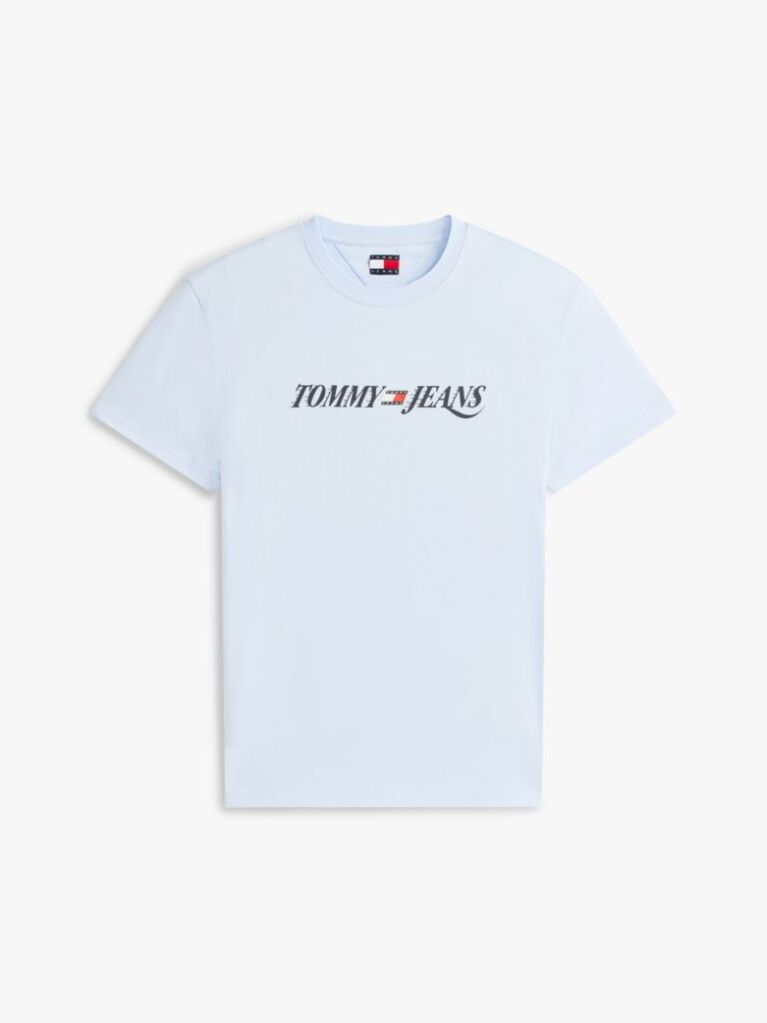 Blue Logo Crew Neck Jersey T-Shirt  Men