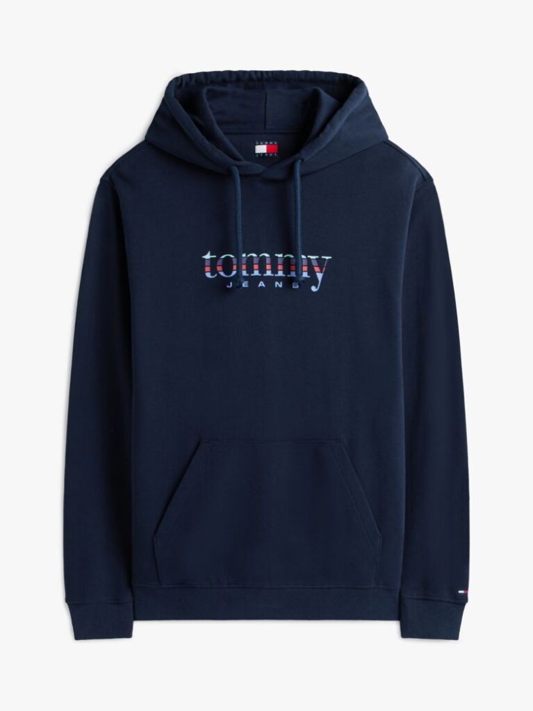 Μπλε Hoody Με Λογότυπο  Άνδρες