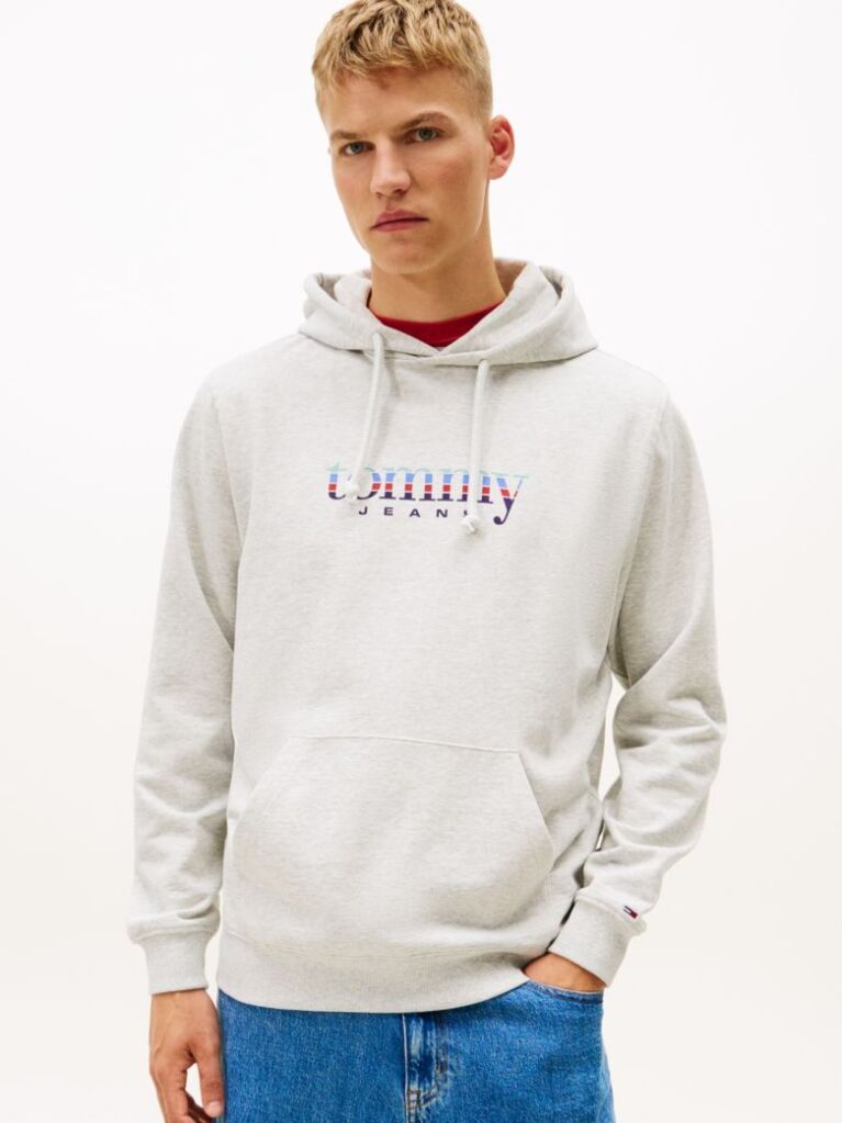 Γκρι Hoody Με Λογότυπο  Άνδρες
