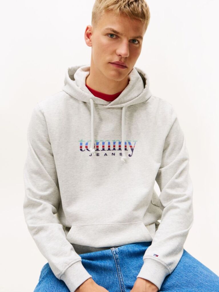 Γκρι Hoody Με Λογότυπο  Άνδρες