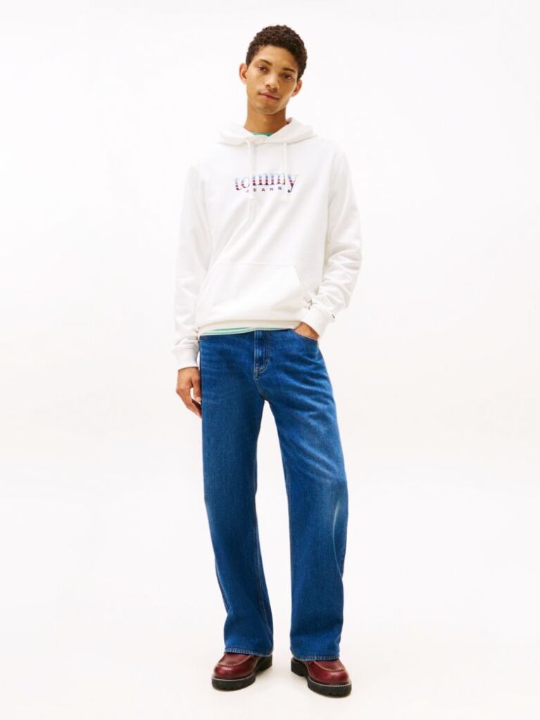 Μπεζ Hoody Με Λογότυπο  Άνδρες