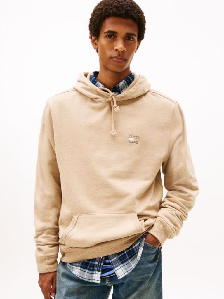 Μπεζ Hoody Με Ετικέτα Tommy  Άνδρες