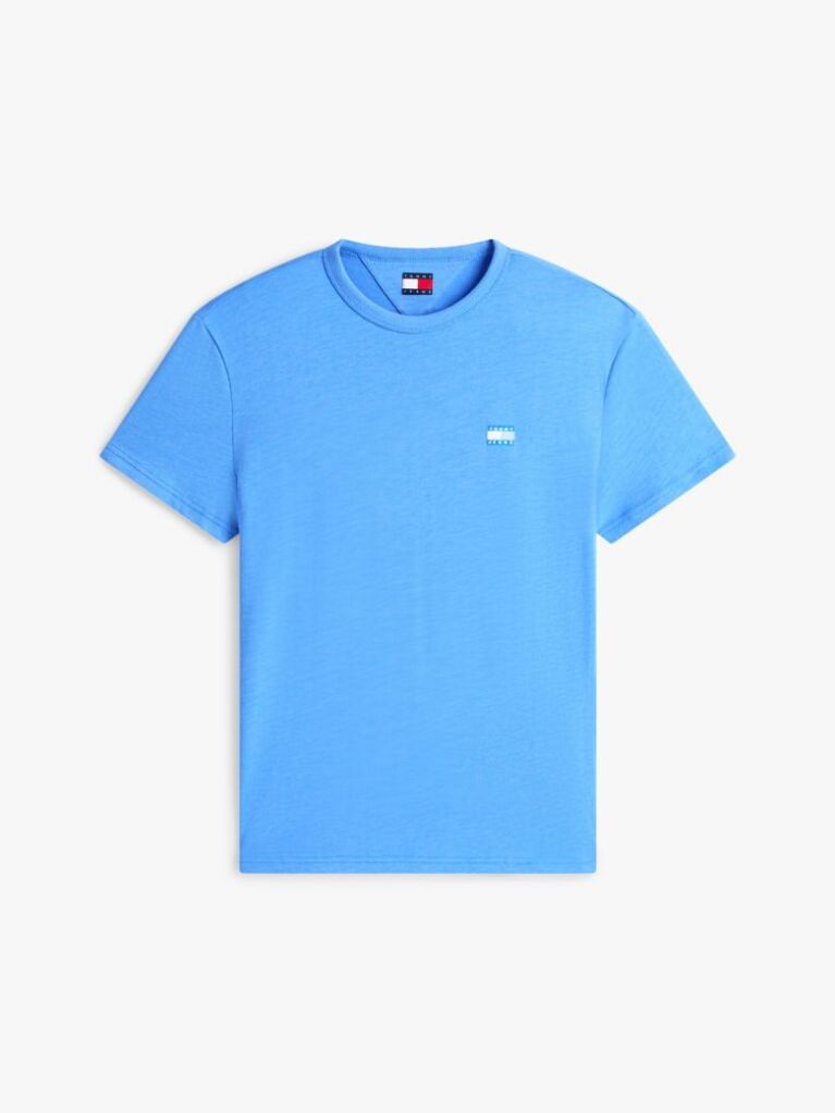 Blue Tonal Tommy Badge Jersey T-Shirt  Men