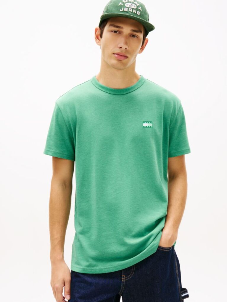 Πράσινο T-Shirt Με Tonal Ετικέτα Tommy  Άνδρες