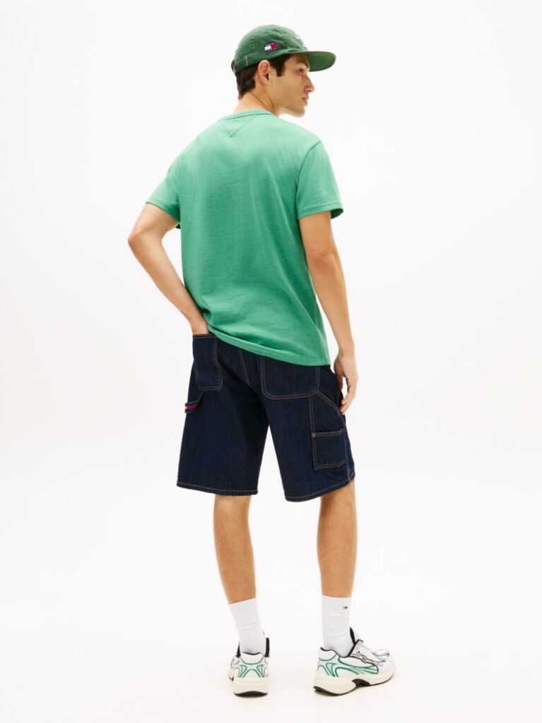 Πράσινο T-Shirt Με Tonal Ετικέτα Tommy  Άνδρες