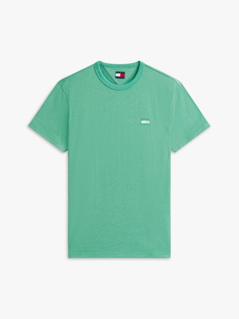 Πράσινο T-Shirt Με Tonal Ετικέτα Tommy  Άνδρες