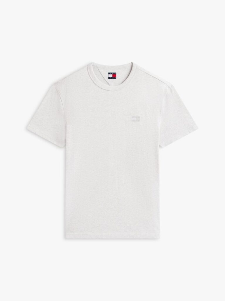 Grey Tonal Tommy Badge Jersey T-Shirt  Men