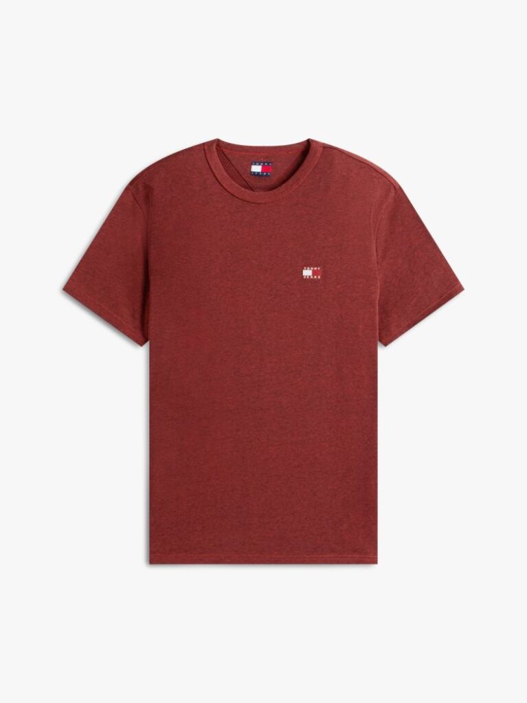 Κόκκινο T-Shirt Με Tonal Ετικέτα Tommy  Άνδρες
