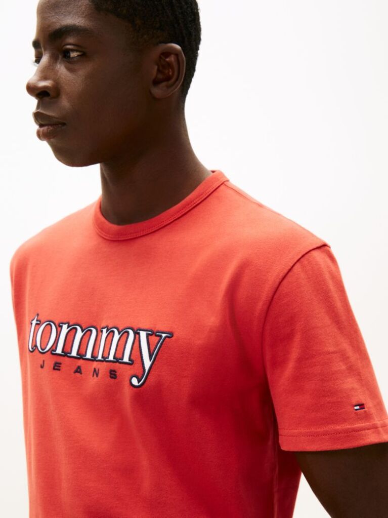 Κόκκινο T-Shirt Με Appliqué Λογότυπο  Άνδρες