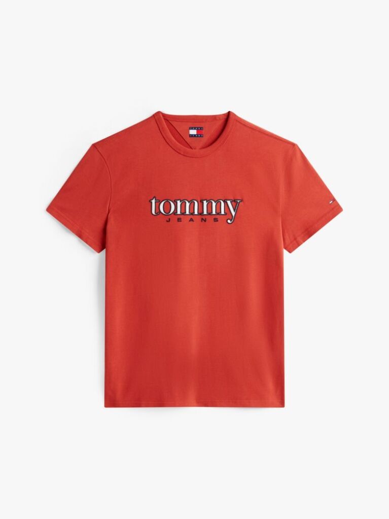 Κόκκινο T-Shirt Με Appliqué Λογότυπο  Άνδρες