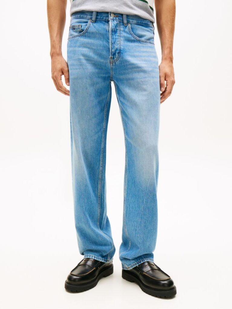 Denim Jaimie Άνετο Τζιν Σε Ίσια Γραμμή Με Whiskered Εφέ  Άνδρες