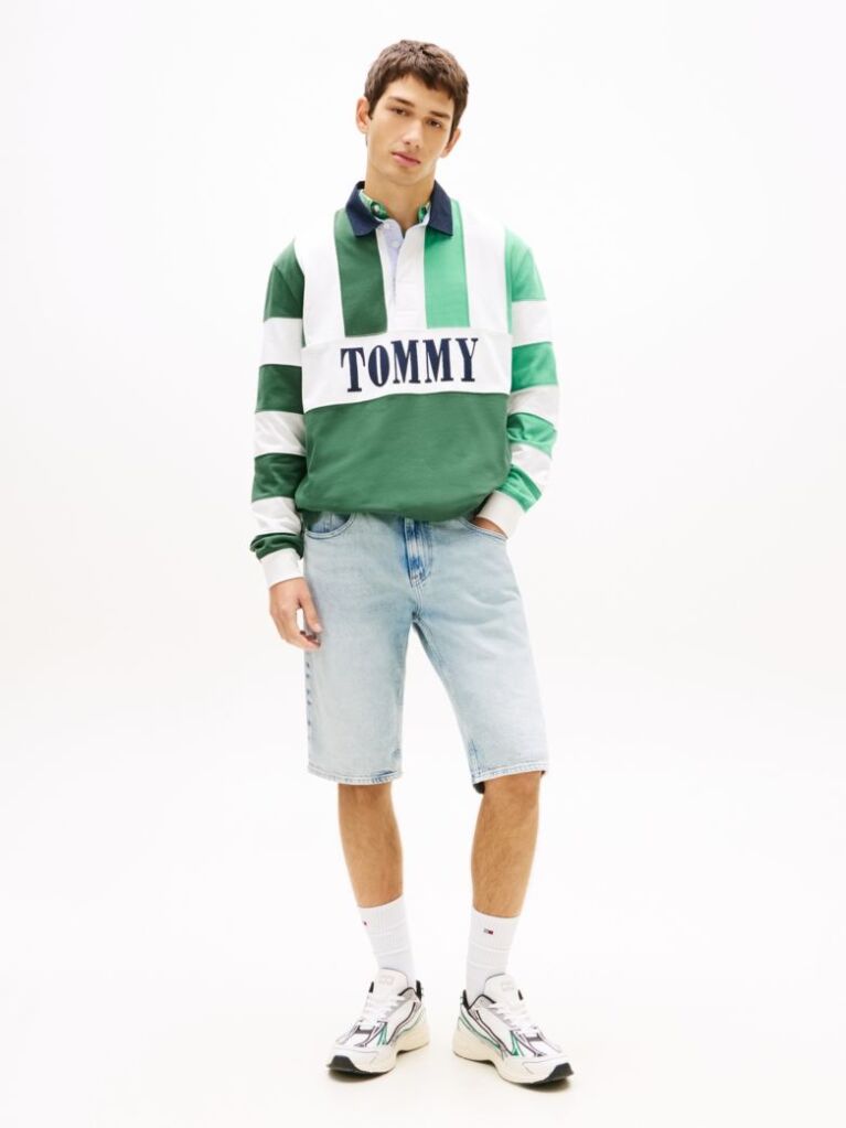 Denim Ronnie Whiskered Five-Pocket Slim Denim Bermuda Shorts  Men