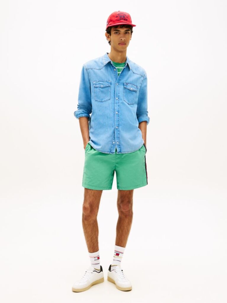 Denim Regular Fit Western Denim Shirt  Men
