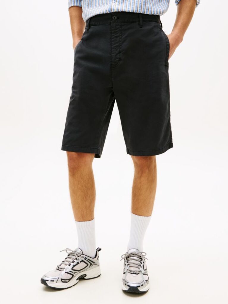 Black Otis Twill Chino Bermuda Shorts  Men