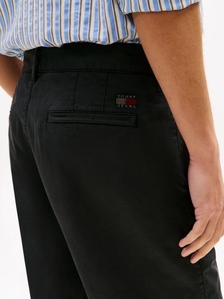 Black Otis Twill Chino Bermuda Shorts  Men