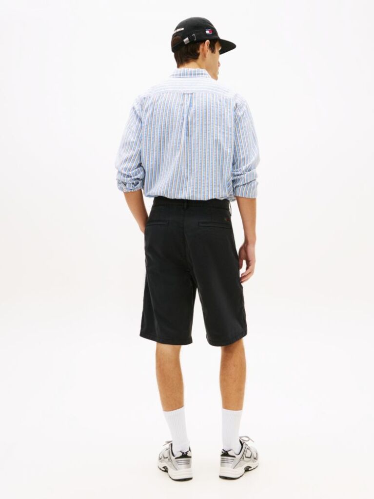Black Otis Twill Chino Bermuda Shorts  Men
