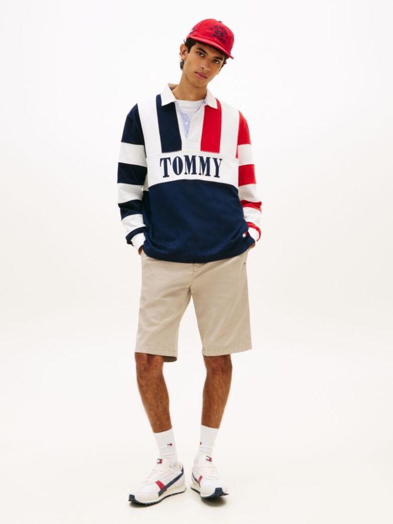 Beige Otis Twill Chino Bermuda Shorts  Men