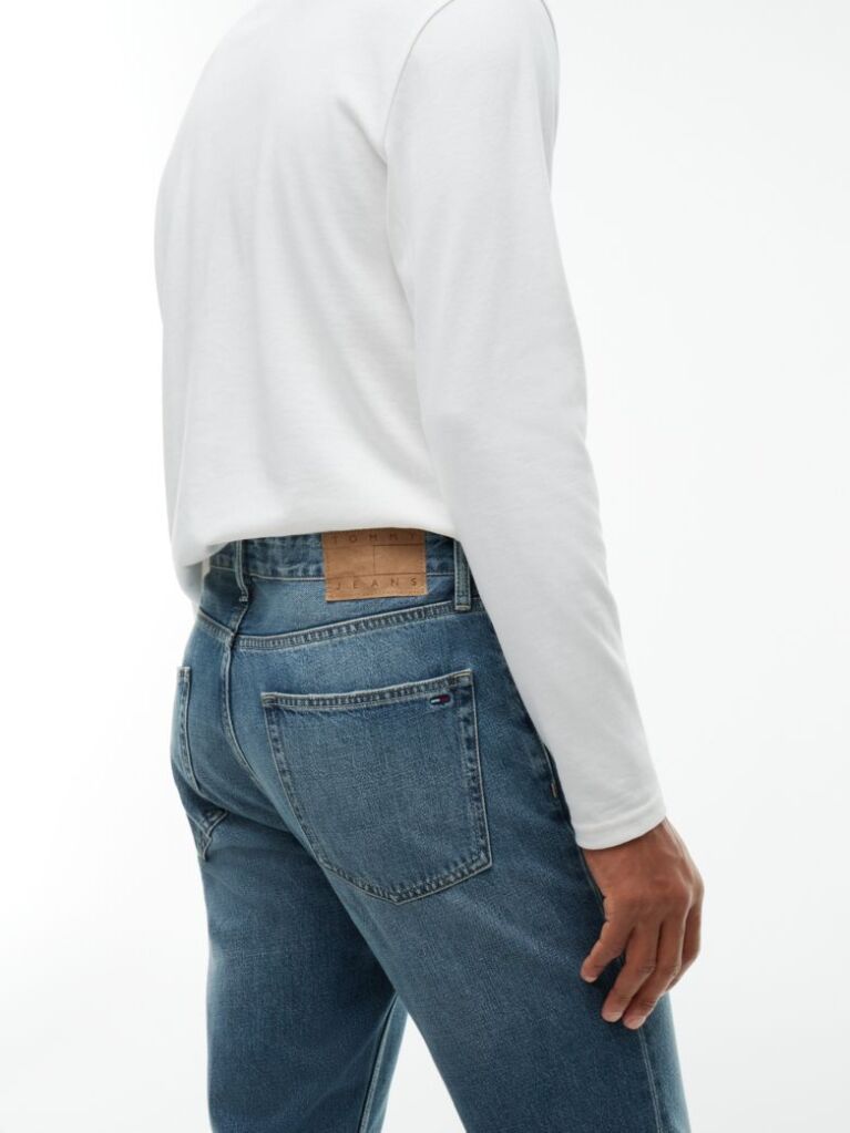Denim Ryan Slim Straight Flag Pocket Jeans  Men