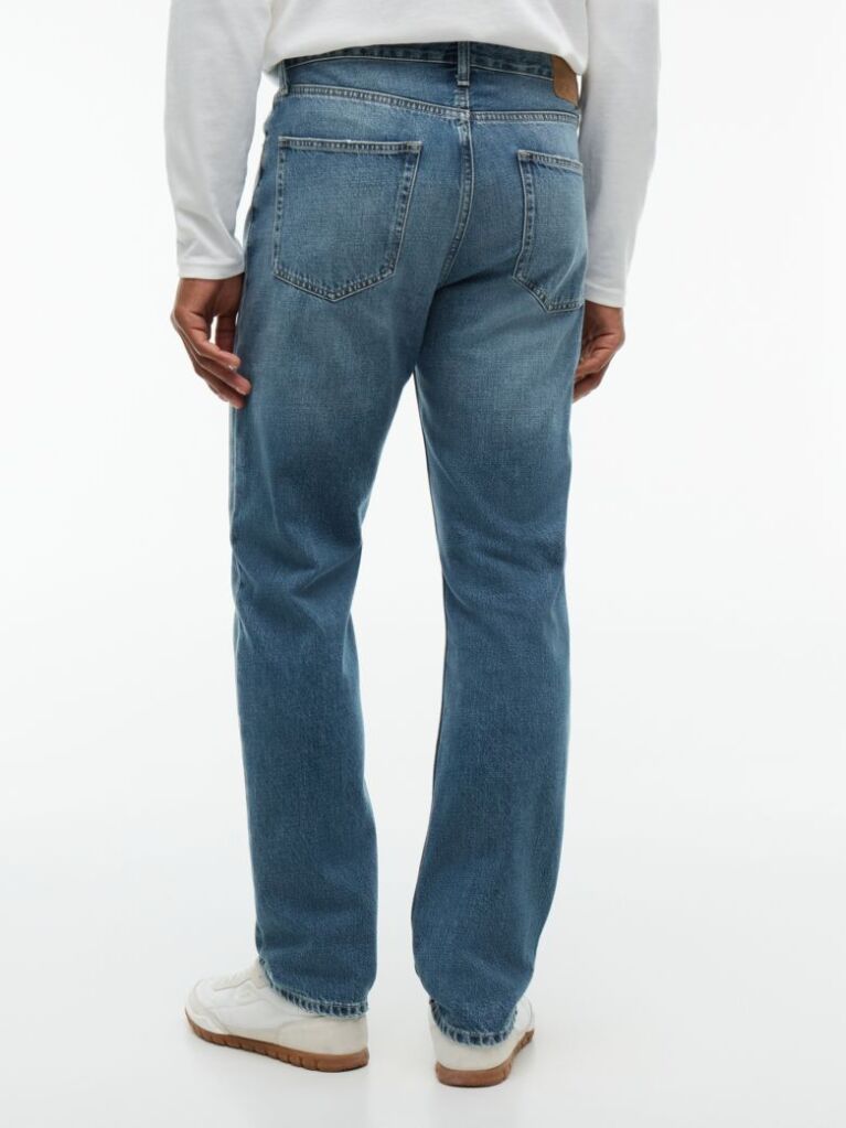 Denim Ryan Slim Straight Flag Pocket Jeans  Men
