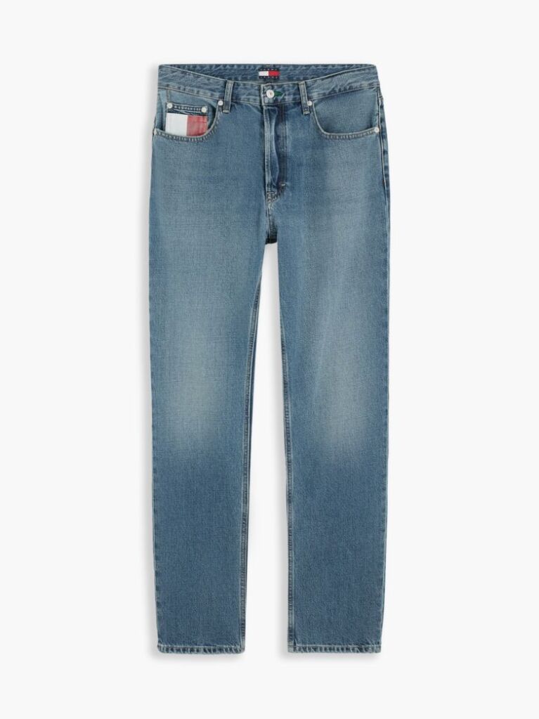 Denim Ryan Slim Straight Flag Pocket Jeans  Men