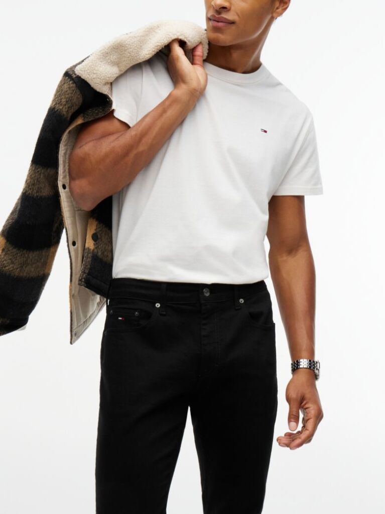 Denim Scanton Slim Black Jeans  Men
