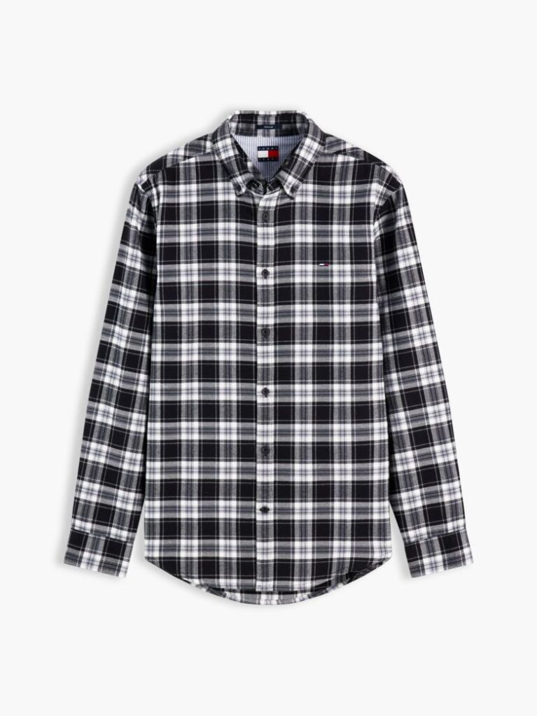 Multi Regular Fit Check Brushed Flannel Shirt  Men