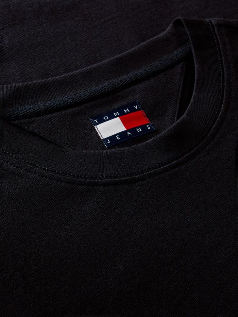 Black Back Graphic Jersey Crew Neck T-Shirt  Men