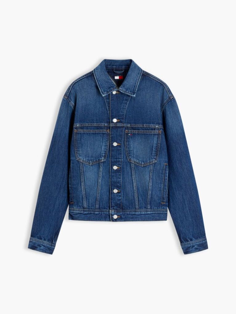 Denim Relaxed Denim Trucker Jacket  Men