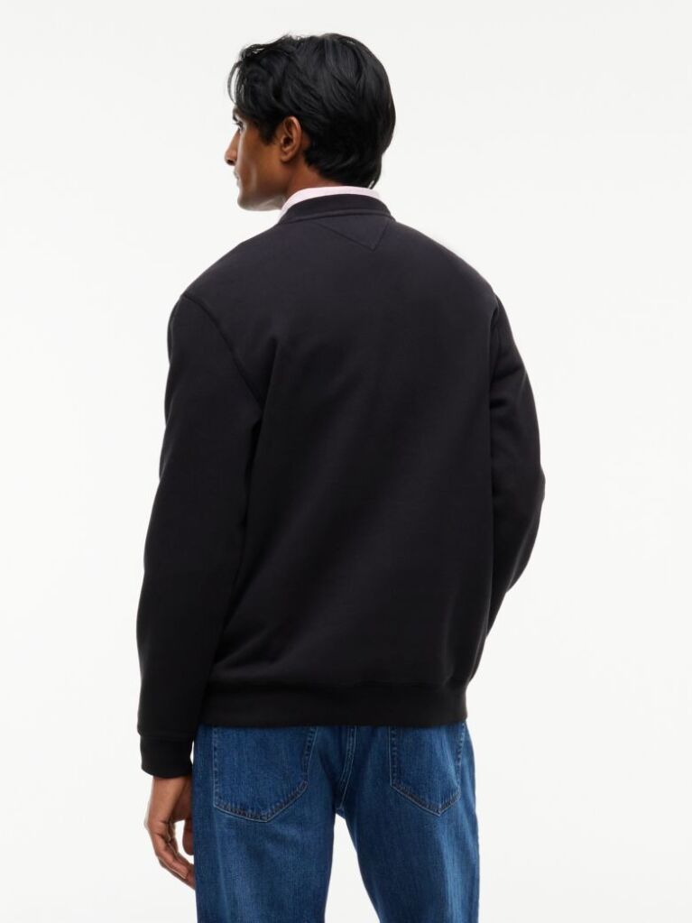 Black Badge Fleece Crew Neck Sweatshirt  Men