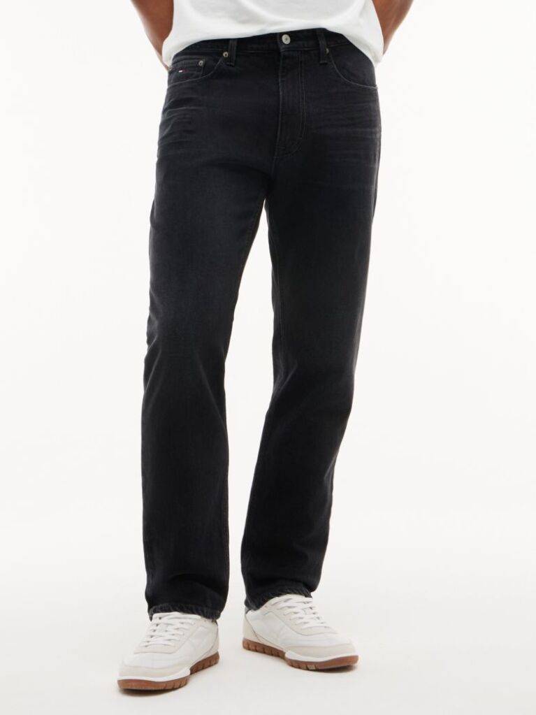 Denim Ryan Slim Straight Black Jeans  Men