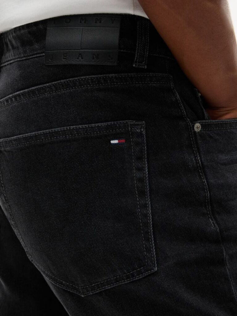 Denim Ryan Slim Straight Black Jeans  Men