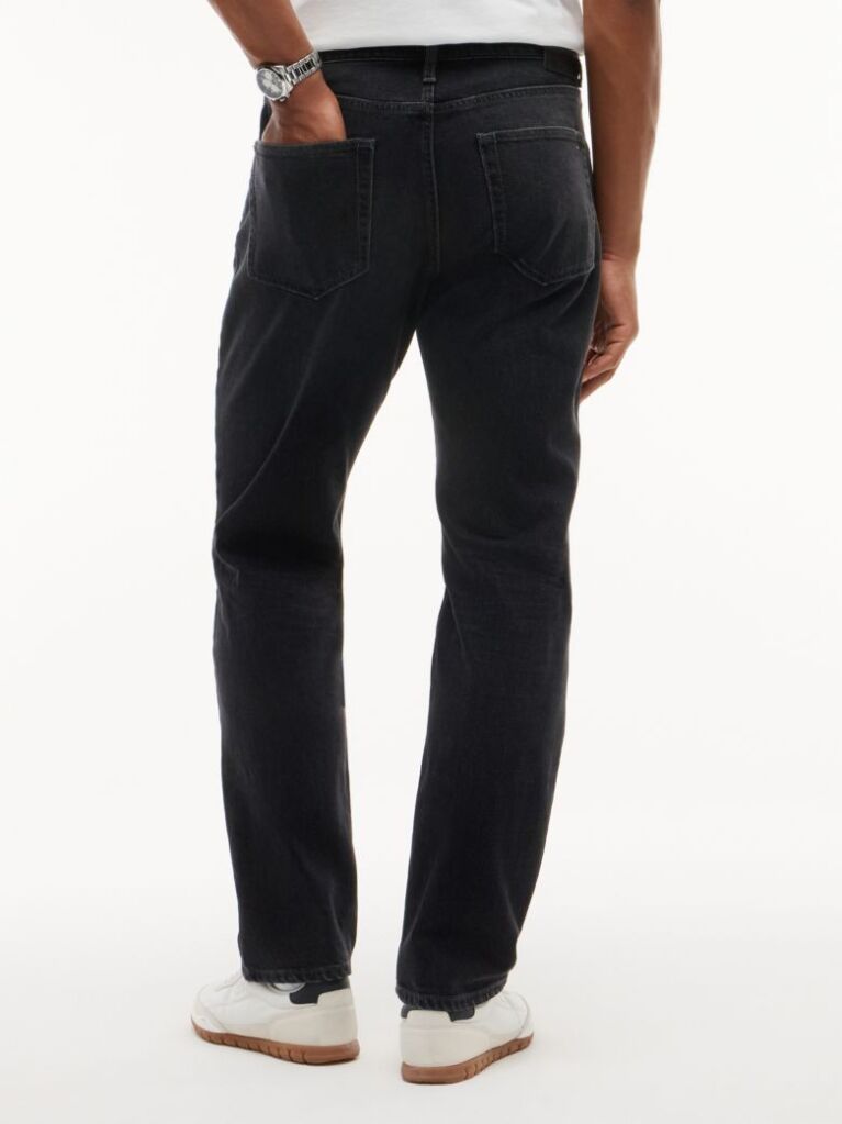 Denim Ryan Slim Straight Black Jeans  Men