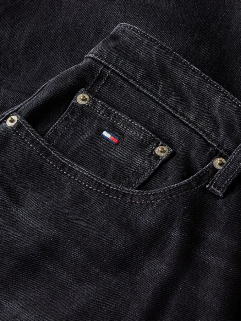 Denim Ryan Slim Straight Black Jeans  Men