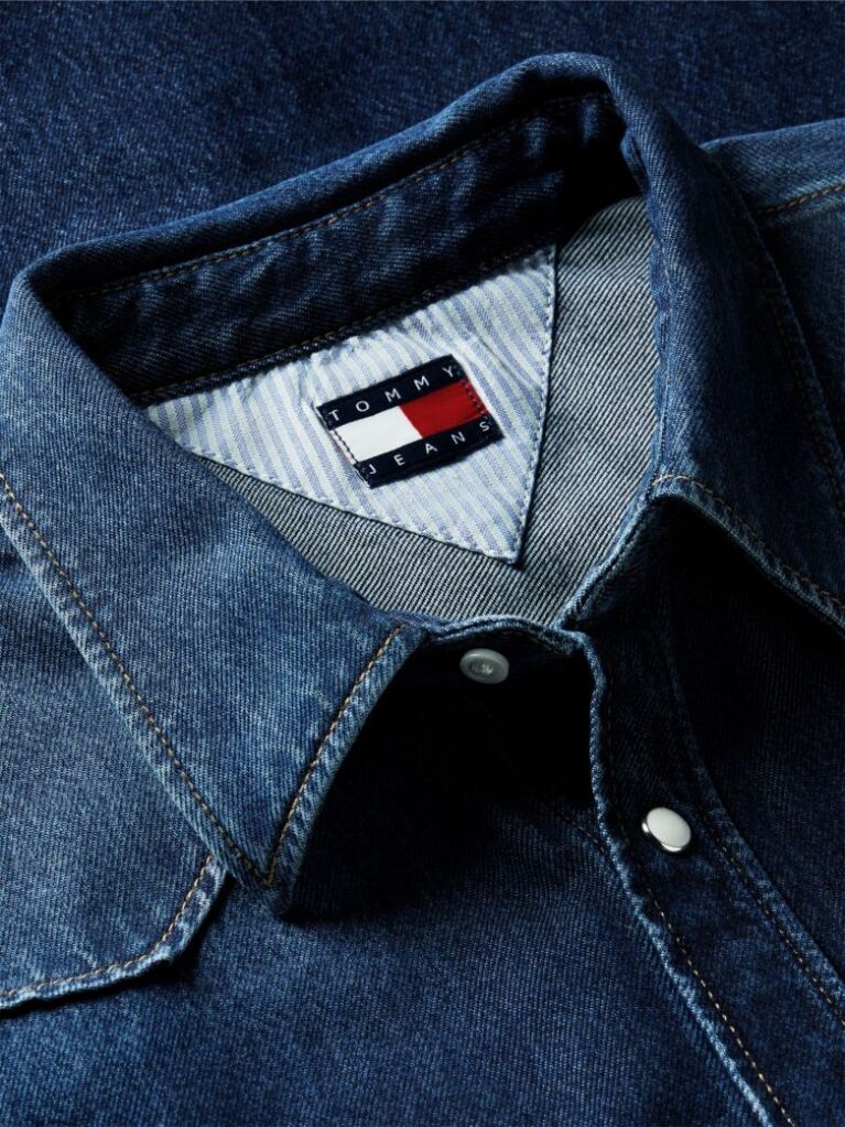 Denim Regular Fit Western Denim Shirt  Men