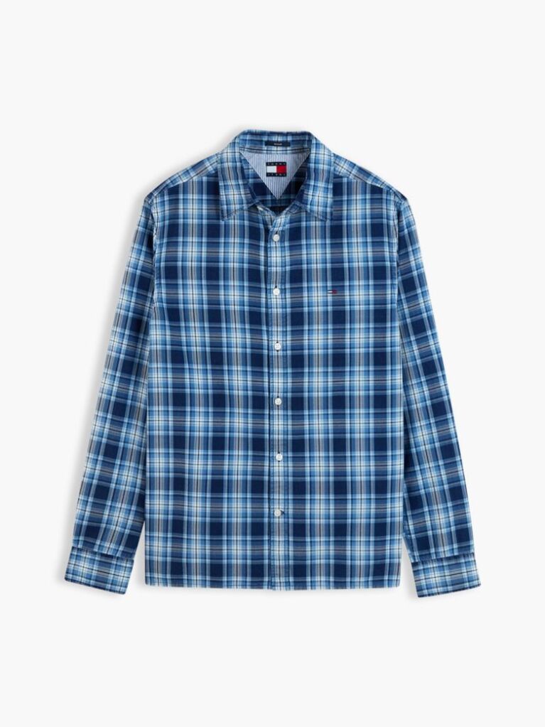 Multi Regular Fit Dobby Check Shirt  Men
