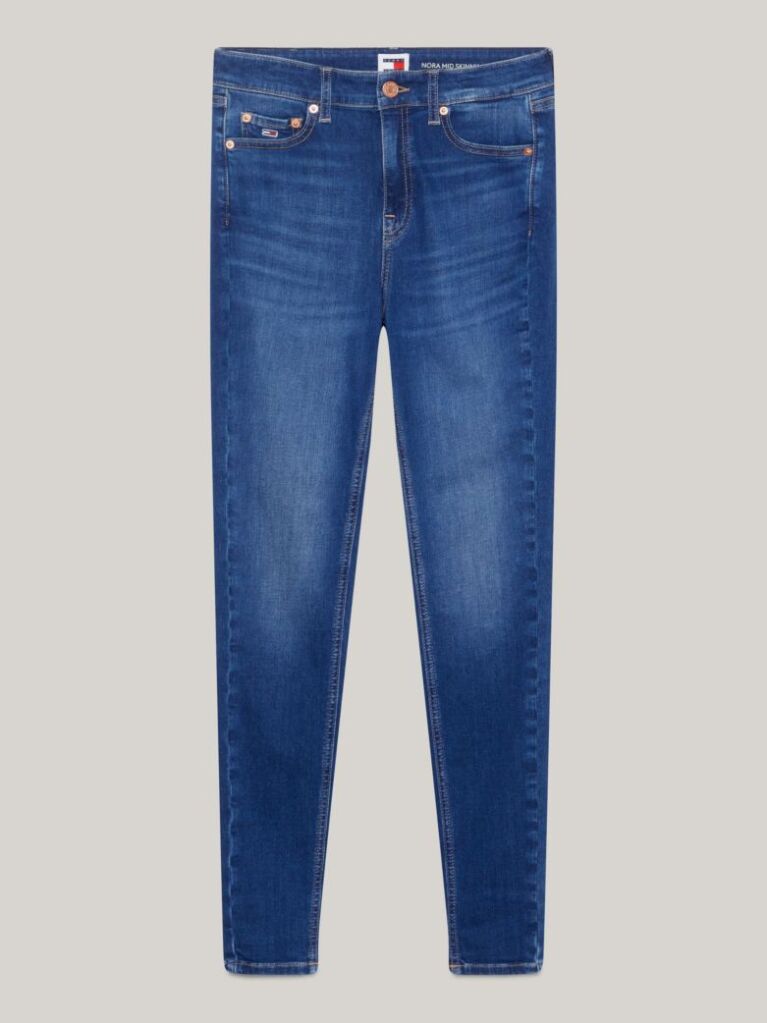 Denim Nora Mid Rise Skinny Faded Jeans  Women