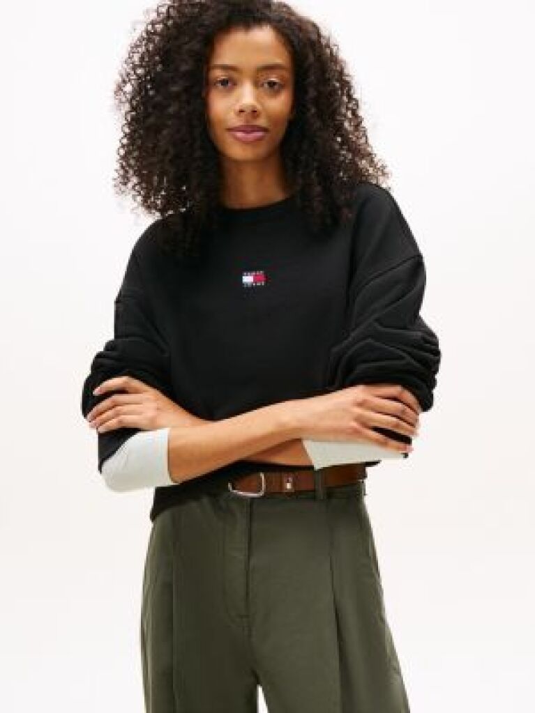 Black Badge Boxy Fit Sweatshirt  Women