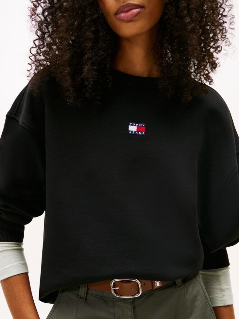 Black Badge Boxy Fit Sweatshirt  Women